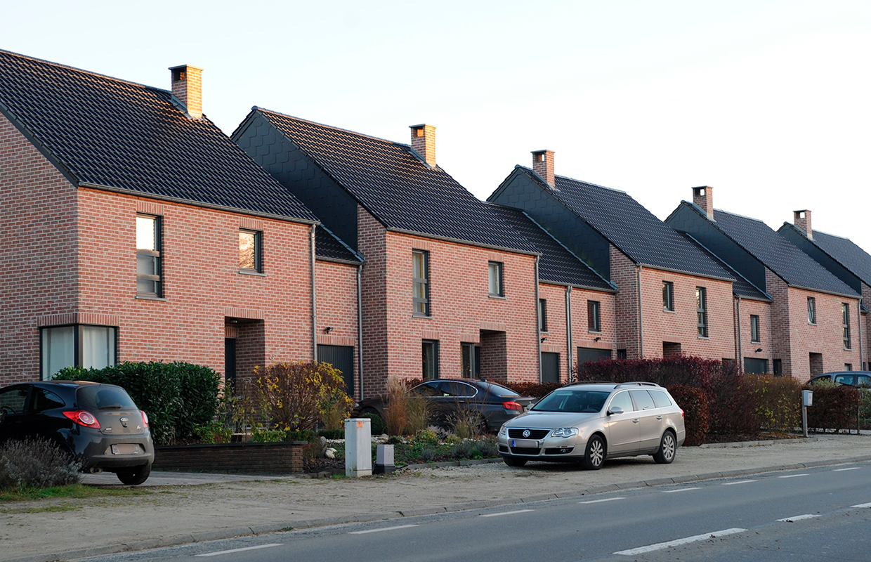 Photo d'un lotissements, ensemble de nouvelles habitations