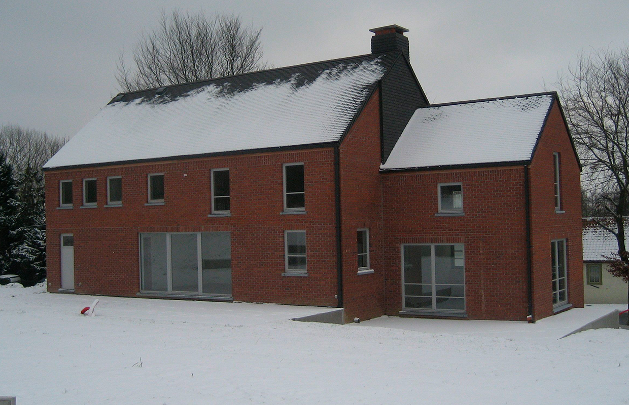 Photo d'une maison récemment construite